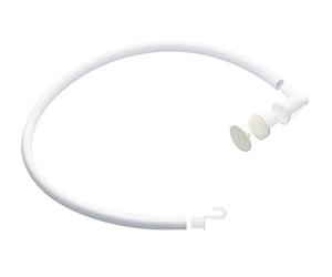 Rotho Babydesign Drain Hose for Bathtubs, For Emptying the Bath Water after Baby Bathing, 87.5 x 3.5 cm, White, 20069005101