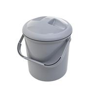 Rotho Babydesign Nappy Pail, 10l, 0+ Months, Bella Bambina, Stone-Grey, 20021 0286