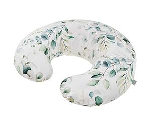 Rotho Babydesign Stillkissen Mini, 180 x 33 cm, ab 0 Monate, Maschinenwaschbar, Hypoallergen, Natural Leaves