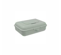 Rotho Babydesign Wet Wipes Box, Green, 1.25 L, Large Storage Box for Wet Wipes, Baby Wipes & Cleaning Wipes, Refillable, Airtight Dispenser