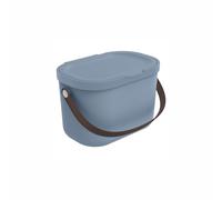 Rotho Babydesign Nappy Pail Yuma - Odour-Proof Nappy bin Made of Recycled Plastic, hygienic & Environmentally Friendly - with lid & Carrying Handle, Space-Saving & Easy to Clean, Ideal for Baby Rooms