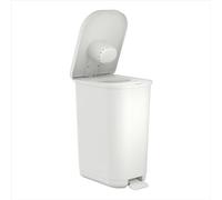 Rotho Babydesign Yuma Odour-Proof Nappy Bin with Pedal and 30 Matching Nappy Bags, 40 x 28.5 x 51 cm (L x W x H), White