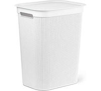 Rotho, Brisen, Laundry collector 50 l, Plastic (PP) BPA white, 50l (43,1 x 34,0 x 52,9 cm)