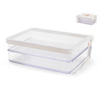 Rotho Container 2 Levels Loft In San Transparent With White Cap Lt0,85