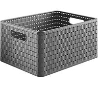 Storage Basket 'Country' 18 L Anthracite 36.8 X 27.8 X 19.1 Cm Carrying Box
