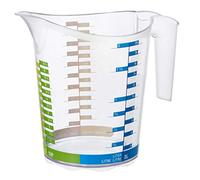 Rotho, Domino, Measuring cup 2 l, Plastic (PP) BPA transparent, 2l (22,1 x 15,4 x 19,3 cm)