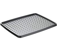 Rotho, Drops, Shoe rack / Shoe drip tray, Plastic (PP) BPA black, 48,0 x 37,0 x 1,8 cm