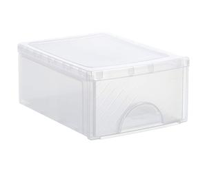 Rotho Frontbox small drawer box 1 drawer, Plastic (PP) BPA-free, transparent, klein (35.0 x 26.0 x 14.0 cm)