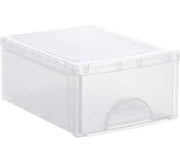 Rotho Frontbox small drawer box 1 drawer, Plastic (PP) BPA-free, transparent, klein (35.0 x 26.0 x 14.0 cm)