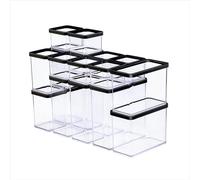 Rotho Loft 19-Piece Storage Jar Set, Stackable Airtight Food Containers