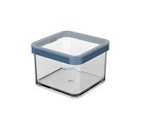 Rotho Loft Storage Jar 0.5l with Lid, food-safe plastic (SAN) BPA-free, transparent/blue, 0.5l (10.0 x 10.0 x 7.2 cm)