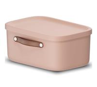 Rotho Maloja Storage box 12 l, Plastic (PP recycled), 12 (39.5 x 26.5 x 17.7 cm), Pink