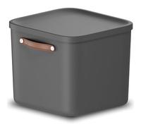 Rotho Maloja Storage box 40 l, Plastic (PP recycled), 40 (39.5 x 38.0 x 34.0 cm)