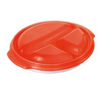 Rotho Microwave Menu Plate Micro Clever 0.75l with Lid Divided Dishes