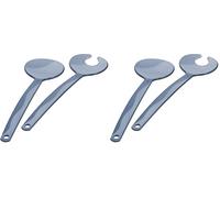 Rotho, Onda, Salad Servers, Plastic (PP) BPA Blue, 30,5 x 8,0 x 1,0 cm (Pack of 2)