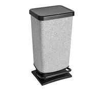 Rotho Paso 40 Litre Pedal Bin, Granite