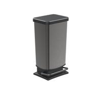 Rotho Paso Trash can 40l with pedal and lid, Plastic (PP) BPA-free, , 40 (35.3 x 29.5 x 67.6 cm)