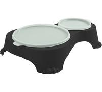 ROTHO SALLY Double Feed Bowl With Non-Slip Feet With Cover For Animals 1 pc