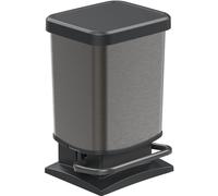 Rotho Step Trash Can Paso 20 L Graphite Grafix Waste Bin