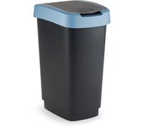 Rotho Swing Bin Twist 10 L Horizon Blue Trash Can Waste Collector