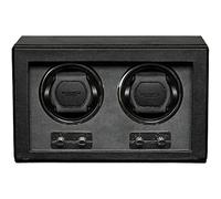 ROTHWELL Double Watch Winder for Automatic Watches with Quiet Motor with Multiple Speeds and Rotation Settings (Black/Grey)