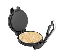 Roti Maker 1200W 220V Electric Roti Maker Indicator Lights Anti-scalding Handle Temperature Adjustable 392-500°F Double-Sided Heating Electric Chapati Roti Makers for Making Omelets, Empanadas, Ham
