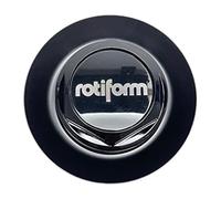 Rotiform Wheels Large Satin Black Wheel Cover - 36390-02SB