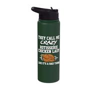 Rotisserie Chicken Apparel - Great Chickens Lover Design Stainless Steel Insulated Water Bottle