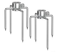 Rotisserie Forks for 1/2 Hex 3/8 Square Spit Rods Stainless Steel