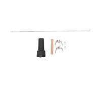 Rotisserie Grill Kit with Electric Motor Battery Powered Automatic Rotating Portable Rotisserie Kit for Camping BBQ
