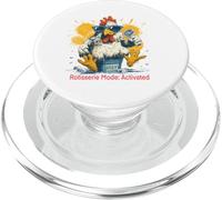 Rotisserie Mode Activated Funny Menopause Chicken Henopause PopSockets PopGrip for MagSafe
