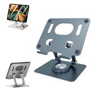 Rotiva Rotating Stand for Laptop,Adjustable Laptop Stand with 360° Swivel Base and Heat-Ven,2025 New Upgraded Adjustable Computer Stands,for Office, Home, Travel (Gray)