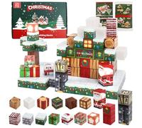ROTKUSZ Magnetic Building Blocks, Pack of 150, Magnetic Toy, Construction Toy with Magnetic Cubes, Building Christmas Decorated Gingerbread House, for Boys and Girls from 3 Years