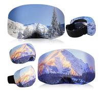ROTKUSZ Pack of 2 ski goggles protective cover, ski goggles protective cover, microfibre goggle cover for ski and snowboard, protection against scratches and dust, protects against scratches, ski
