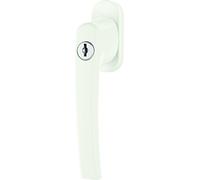 Roto Line Window Handle Lockable 40 Nm Traffic White with Screws Square Pin 7 x 43 mm