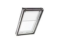 Roto ZRV Blackout Roller Blind, Electric, Almost Full Blackout Guide Rail, White, for Designo R4/R7 and Classic 43/73 Roof Windows Series with Size 094/118, 09/11, White
