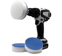 RotoEraser | Drill Powered Magic Cleaning Eraser Sponges | High Density Melamine Scrubber Pads with Drill Attachment for The Bathroom, Kitchen, Floors, Baseboards, Grout, Magic Marker, Walls & M