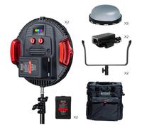 Rotolight AEOS 2 Pro Traveller Kit 2x RGBWW LED Light HSS Flash Photography