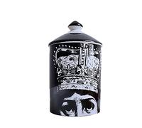 ROTOOY Lina Cavalieri Ceramic Aromatherapy Candle Jar, Fornase Pen Holder, Beauty Ceramic Storage Jar, Mini Vase, Candle Holder Tray, Home Decorative Bottles, Decorative Jars (C14)