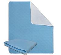 ROTOPATA Incontinence Bed Pads Waterproof Washable, Highly Absorbent Bed Wetting Sheets, Reusable Mattress Pad Protector for Adults Elderly Kids, Child and Pets Potty Training (2pcs, 86 cm x 131 cm)