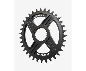 Rotor MTB QX1 QRings Direct Mount Chainring for Shimano XT 12V Black - 34