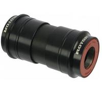 Rotor Road Press Fit 4624 Bottom Bracket Cups Black 68 mm