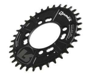 Rotor QX1 Q Ring 76BCD Single Chainring 34T Black