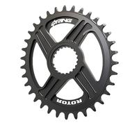 Rotor Qx1 Shimano Direct Mount Xt Oval Chainring Black 32t