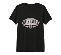 Rotor Riot Fly Hard Hypetrain FPV Drone Quadrocopter Racing Premium T-Shirt