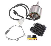 Rotor Stator Coil Voltage Rectifier Gasket Generator Cover SET 2SH-81450-00 Compatible With Motorcycle FZ1-N FZ1-S FZ8-N FZ8-S YZF-R1