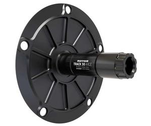 Rotor Track Axle With Spider Axle 30 x 144 mm Black