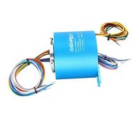 Rotors 10A Current Through Hole Slip Ring Electrical Connector 12CH Signal 25.4x86mm(25.4X86mm 12CH 5A)(25.4x86mm 12ch 5a)