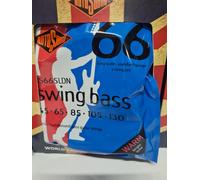 Rotosound strings for electric bass SWING 66 NICKEL ROUNDWOUND 5-str. RS665LDN Nickel Standard 45-105, White Black Red Blue