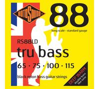 Rotosound RS88LD Black Nylon Standard Gauge Flatwound Bass Strings (65 75 100 115)
